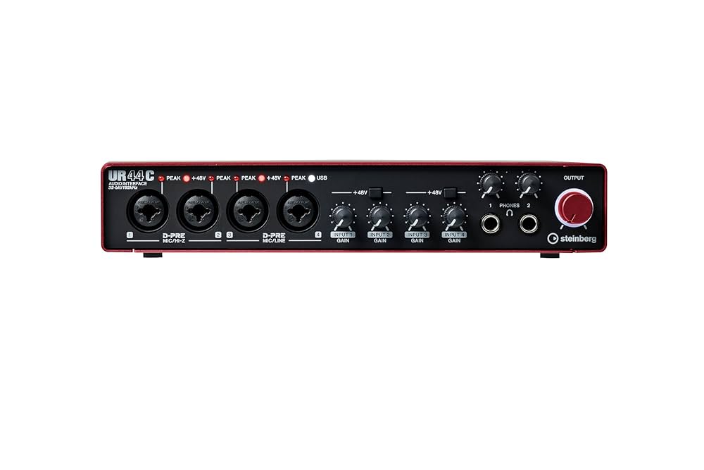 DTM・DAW steinberg ur44c Steinberg UR44C USB 3.0 interfejs audio, łącznie z Cubase AI